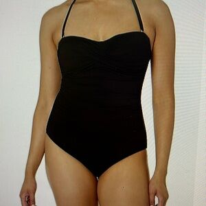 Anne Cole women’s twist front shirred one piece swimsuit size women’s 16